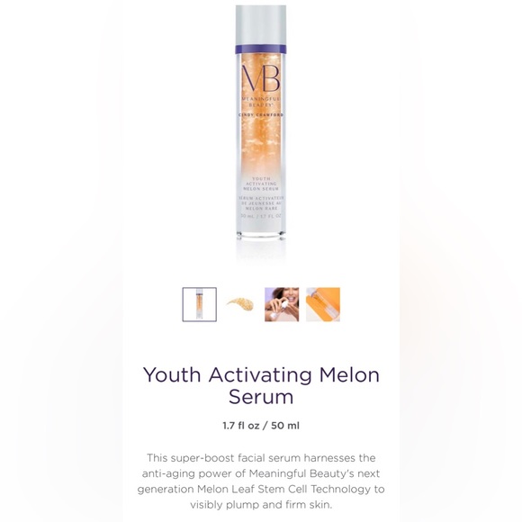 Meaningful Beauty Skincare Meaningful Beauty Youth Activating Melon Serum 7 Fl Oz New Just